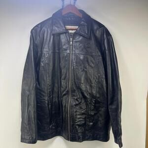 Vintage Wilsons Leather Julian Jacket Black Large